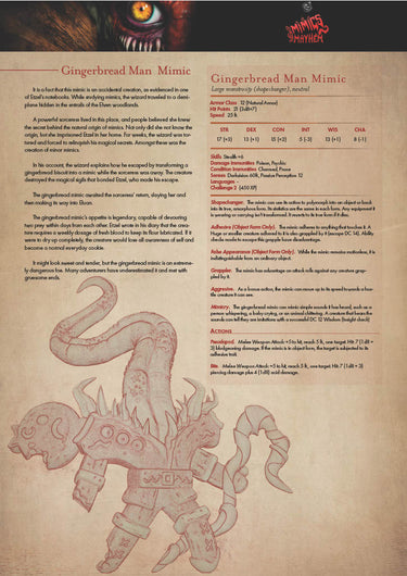 Gingerbread Man Mimic